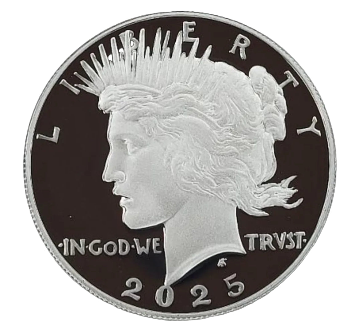 2025-S Peace Silver Dollar Proof US Mint $1 Coin .999 No Box/COA