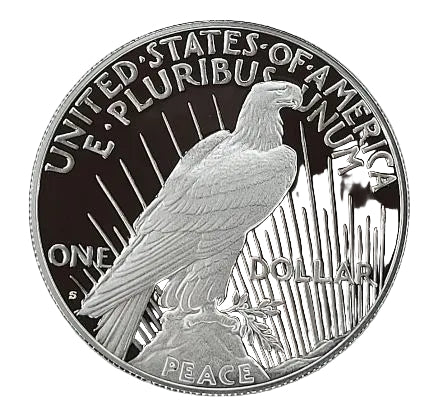 2025-S Peace Silver Dollar Proof US Mint $1 Coin .999 No Box/COA